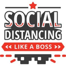 social distancing like a boss
