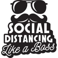 social distancing like a boss