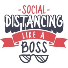 social distancing like a boss