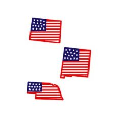 stars and stripes: colorado - new mexico - nebraska