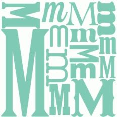 m - monogram collage