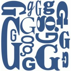 g - monogram collage