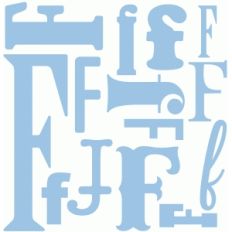 f - monogram collage