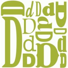 d - monogram collage