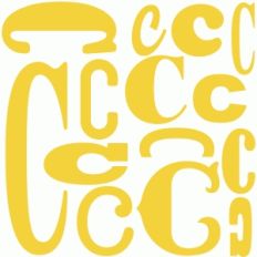 c - monogram collage