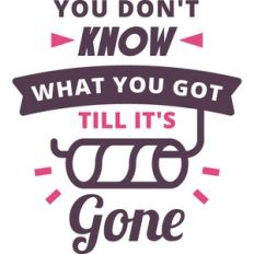 you don't know what you got till it's gone