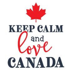 keep calm love canada
