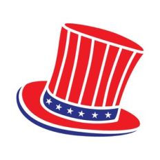 patriotic top hat