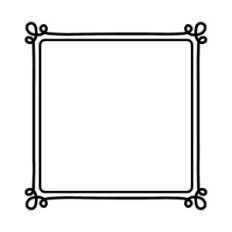 simple line frame
