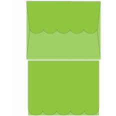 big scalloped card/envelope set
