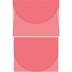 rounded card/envelope set