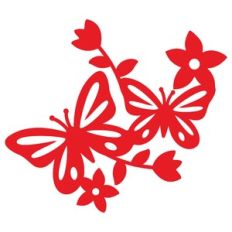 floral butterflies