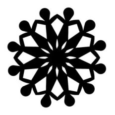 floral mandala element