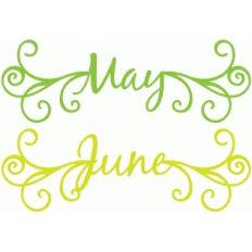 curlicue months may june