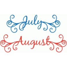 curlicue months july august