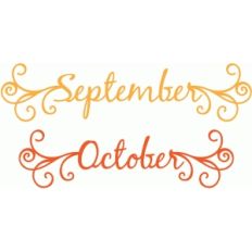 curlicue months september october