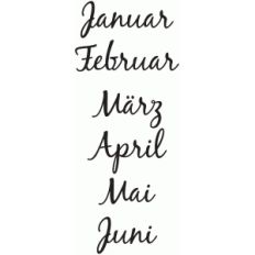 german months jan-juni