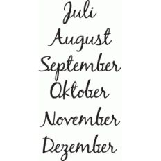 german months juli-dezember