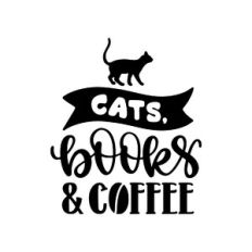 cats books and coffee