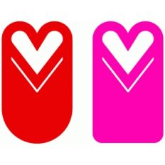heart clips (bookmark)