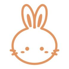 rabbit line art