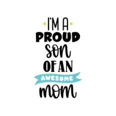 i'm a proud son of an awesome mom