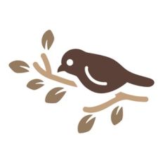 bird with branch