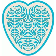 paisley heart