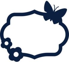 butterfly flower frame