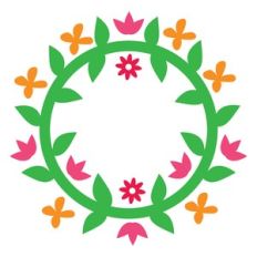 floral wreath