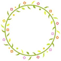floral wreath design