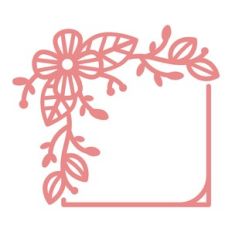 simple floral frame