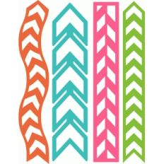 4 chevron borders