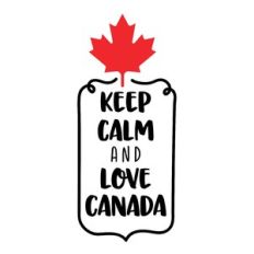 keep calm love canada
