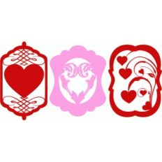 heart tags