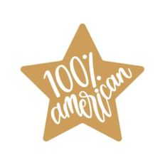 100% american