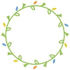 floral wreath design