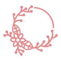simple floral frame