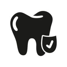 protected tooth