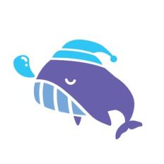 cute whale