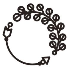 arrow wreath frame
