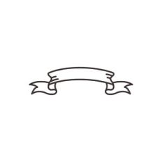 simple ribbon banner