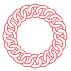 simple round frame