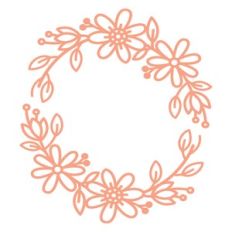orange wreath
