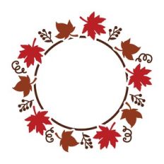 round leaf border