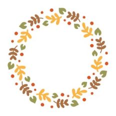 fallen leaves border