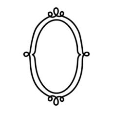 simple line frame