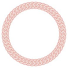 simple round frame