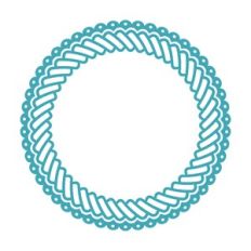 blue monogram frame