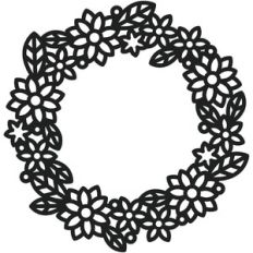 decorative floral wreath